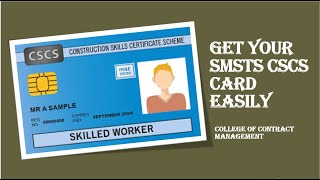 GET YOUR SMSTS CSCS CARD EASILY [upl. by Vorster]