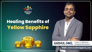 Healing Benefits of Yellow Sapphire  Brahma Gems [upl. by Ermina]