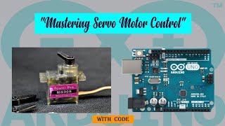 How to control a servo motor with Arduino uno  MG90S servo motor  Arduino uno project [upl. by Nurat892]