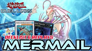 MERMAIL DECK POWER OF WATER XYZ IN YuGiOh Duel Links [upl. by Hsaka44]