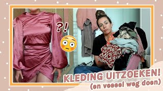 Kledingkast opruimen  AL mijn kleding uitzoeken en VEEL weg doen 🚮 [upl. by Larochelle403]