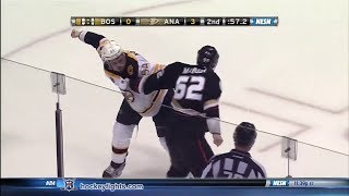 Adam McQuaid vs Patrick Maroon Jan 7 2014 [upl. by Rafiq]