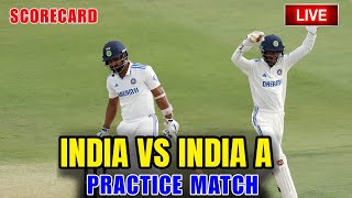 India vs india a practice match 2024 highlights full score updates gaikwad sixes Kohli score [upl. by Anstus721]