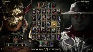 Mortal Kombat 11 Online  Shao Kahn Vs Kotal Kahn FT3 [upl. by Ybhsa409]