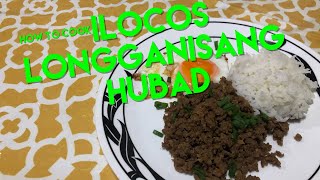 How To  Ilocos Longganisang Hubad [upl. by Mckee]