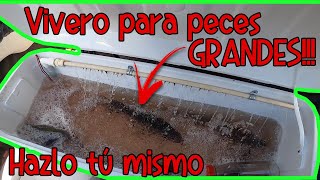 COMO hacer un VIVERO para PECES GRANDES  VIVERO  quotLIVEWELLquot para CAPTURAS GRANDES [upl. by Leizar]