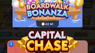 Monopoly Go  Finish✅ CAPITAL CHASE And Some BOARDWALK BONANZA monopolygo [upl. by Jeannette]