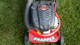 Snapper Lawn Mower Model P216012 Self Propelled Test Drive Belt Replacement  Part II  June 2 2013 [upl. by Ambrogino]