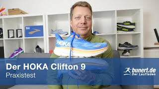 Der Hoka Clifton 9  Praxistest mit Martin von bunert  bunertde [upl. by Kathrine]