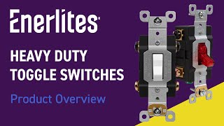 Enerlites Heavy Duty Toggle Switches  Product Overview [upl. by Alemrac]