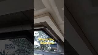 Plafon gypsum bulat telur plafongypsum plafondropceiling [upl. by Niram574]