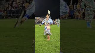 Womans Jingle dancer at the Shakopee Mdewakanton Wacipi 2024 [upl. by Ardine663]