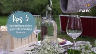 7 lysande tips för en finare sommardukning [upl. by Audi]