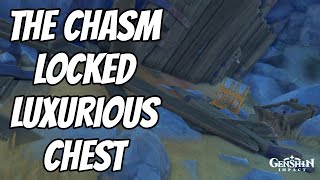 The Chasm Locked Luxurious Chest  Genshin Impact [upl. by Adilem]