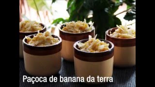 Paçoca de banana da terra [upl. by Ahon]