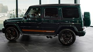 2021 Mercedes AMG G 63 Racing Green Edition  Production Interior and Exterior in details [upl. by Leland]