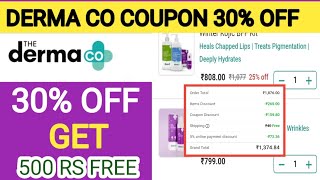 derma co coupon 30 off  500  the derma co coupon code [upl. by Chard]