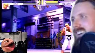 Forsen Reacts  Official Evo Moment 37 Daigo vs Justin Evo 2004 in HD [upl. by Irami317]