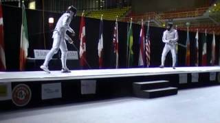 Montreal Fencing World Cup 09 L4 Ota v Baldini [upl. by Naesyar864]