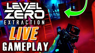 Surviving Enemy Players and Alien Creatures  Level Zero Extraction Live Gameplay [upl. by Siaht810]