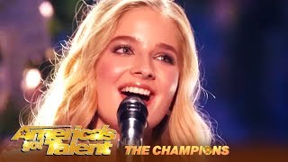 Jackie Evancho 18YearOld STUNNING Opera Singer Is BACK  AGT Champions [upl. by Otreblanauj]