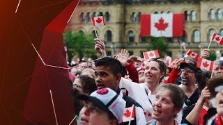 Le Canada célèbre ses 152 ans dexistence [upl. by Ahsenik66]