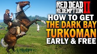 The Dark Bay Turkoman Get It Early amp Free Red Dead Redemption 2 BestHorses RDR2 [upl. by Pond24]