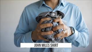 John Miles Non Iron Shirts Scrunch Test [upl. by Ahseiyk]