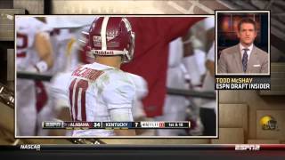 Todd McShay owned by AJ McCarron on Live TV [upl. by Hairaza]