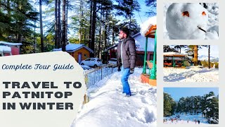 Best Time to Visit Patnitop For Snowfall  Patnitop Hill Station  Patnitop Tour Guide [upl. by Ashti]