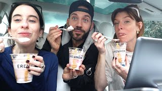 trying the hailey bieber erewhon soft serve [upl. by Kcin]