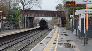 6V05 0915 Round Oak to Margam TC Passing Droitwich Spa Station 14224 [upl. by Yerffe]