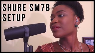 Shure SM7B Microphone Test amp Setup For Singing  Kristin Ini [upl. by Ellenod]