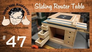 SNW47 Build your own Festool CMS style homemade router table with sliding table [upl. by Jakie]