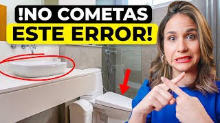 12 ERRORES EN TU BAÑO PEQUEÑO  Alternativas Fáciles de Lujo [upl. by Adnwahs]