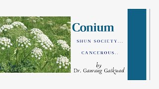 Conium Shuns Society Cancerous by Dr Gaurang Gaikwad [upl. by Herod]