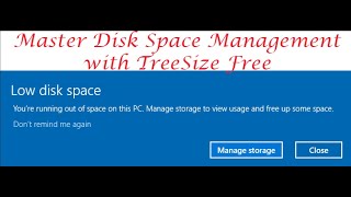 Master Disk Space Management with TreeSize Free [upl. by Hada929]