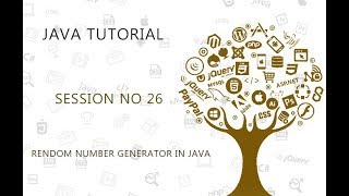 JAVA TUTORIAL 26 RANDOM NUMBER GENERATOR [upl. by Nivan]