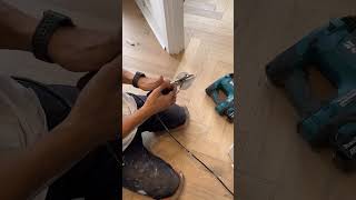 Wood Floor Beading Installation StepbyStep Tutorial [upl. by Hunt]