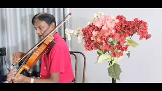 parasathu mal song violin cover [upl. by Aitam582]