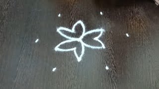 Beautiful daily kolam  rangoli designs  Easy and simple muggulu [upl. by Avek]