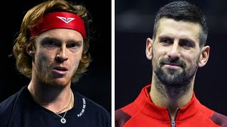 Paris Masters LIVE Rublev bleeds after wild meltdown as Djokovic retirement date emerges [upl. by Kristal226]