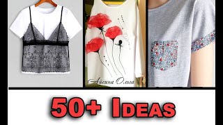 DIY 50 EASY Upcycled Tshirts to Inspire You  ep 22 [upl. by Cletis]