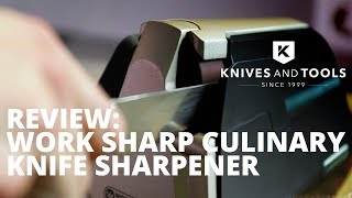 Work Sharp Culinary Review  Knivesandtoolscom [upl. by Nnylirret]