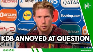 Belgiums Golden Generation FAILED De Bruyne IRRITATED by reporters question [upl. by Chaworth764]