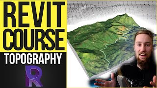 Revit Topography Tutorial  How to Model Site Terrain Toposurface  Intermediate Revit Course 01 [upl. by Nesnaj]