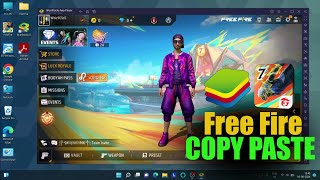 How to Copy and Paste Free Fire APK and OBB in Bluestacks 5  Add Free Fire APK and OBB IN PC [upl. by Dygert946]