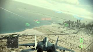 Ace Combat Assault Horizon  Mission 6 Power Play  HD  Difficulty Ace [upl. by Anelliw]