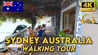 WALKING AROUND SYDNEY AUSTRALIA  Streets of Balmain  4K UHD Video Walk  Binaural Audio [upl. by Nerad]