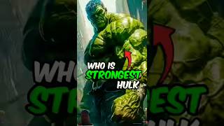 Konsa Hulk jyada takatvar hai hulk marvel avengers ironman mcu [upl. by Valli]